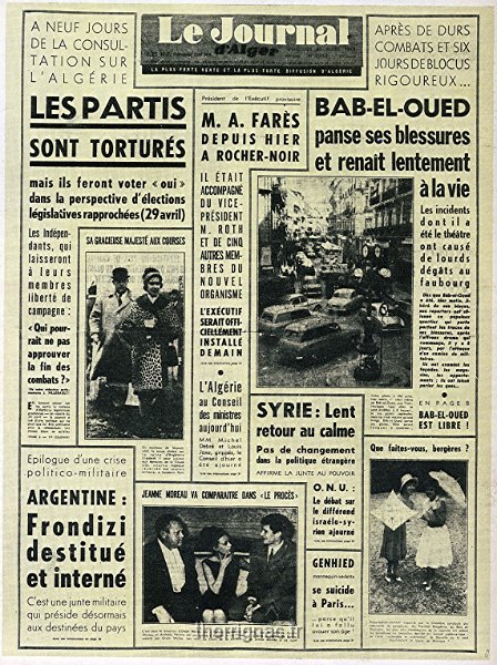 Le journal d Alger 30 mars 1962.jpg - Le journal d Alger 30 mars 1962